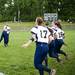 The Saline team celebrates beating Allen Park in the regional final on Saturday, June 8. Daniel Brenner I AnnArbor.com